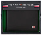 Tommy Hilfiger Oxford Slim Billfold Leather Wallet - Black