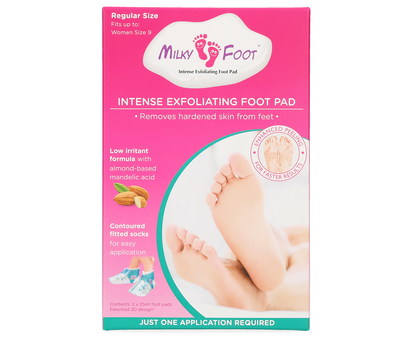 Milky Foot Exfoliating Foot Pad (Regular)