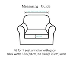 Stretch Sofa Covers Couch Cover Sofa Slipcovers Furniture Cover, 2 Pieces Style Sofa Chair Protector Cover,Thick Soft,1 Seater, Sand Color