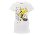 Disney Womens Beauty And The Beast Belle Together T-Shirt (White) - NS4278