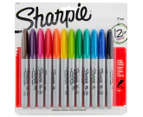 Sharpie Fine Point Permanent Markers 12-Pack