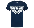 Captain America Mens Civil War Team Cap T-Shirt (Blue) - NS4118