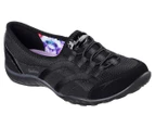 Skechers Women's Breathe Easy Faithful Memory Foam Sneakers - Black
