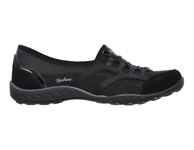 Skechers Women's Breathe Easy Faithful Memory Foam Sneakers - Black