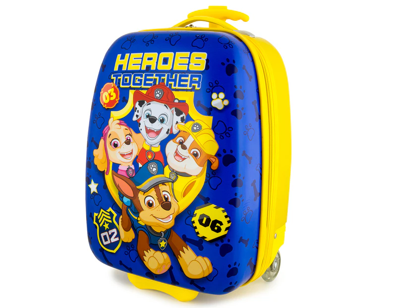 Paw Patrol Kids' 49x30cm Hardshell Suitcase - Blue/Yellow/Multi