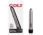 Colt 7" Metal Rod Vibrator - Silver