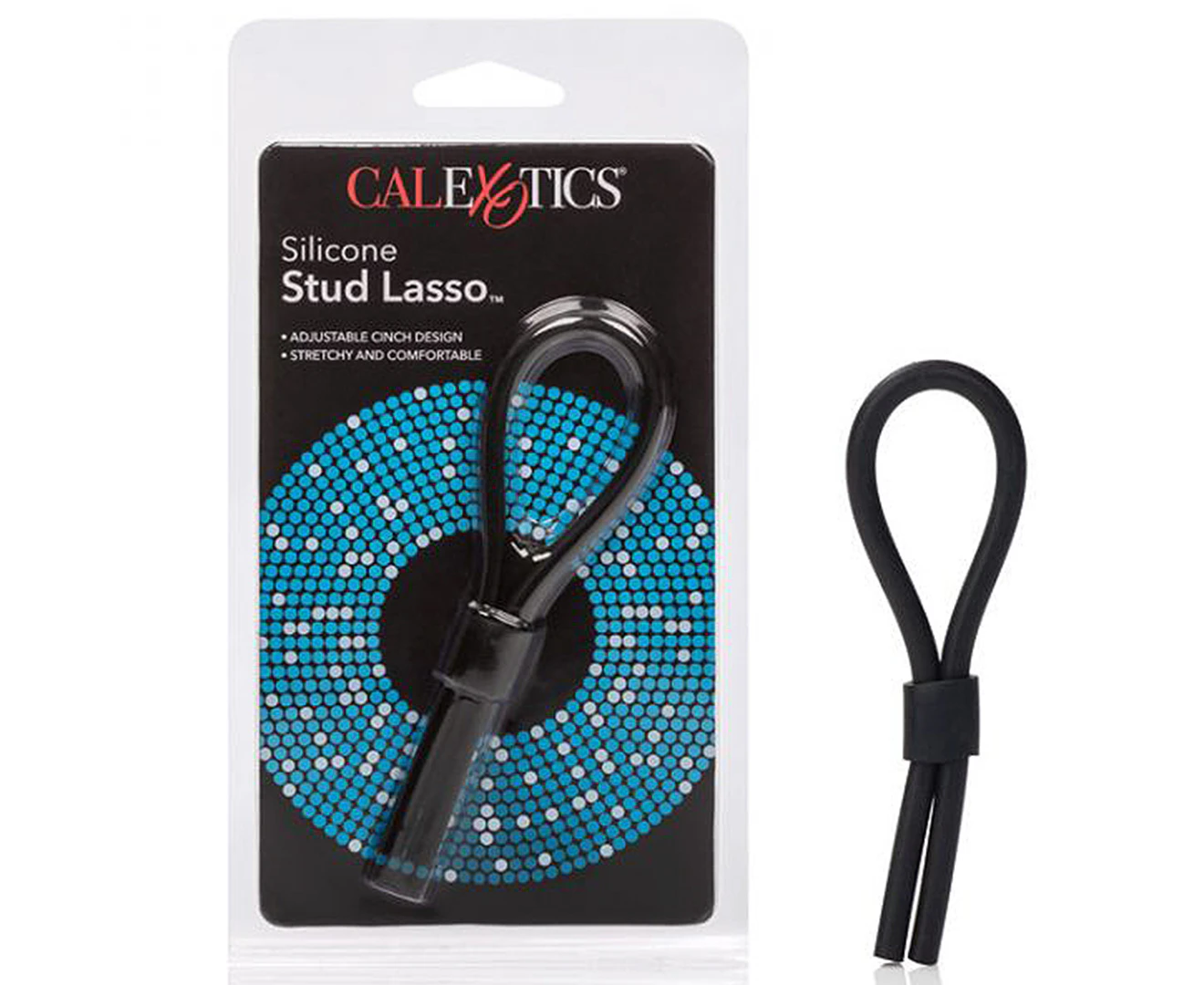 Silicone Stud Lasso - Black