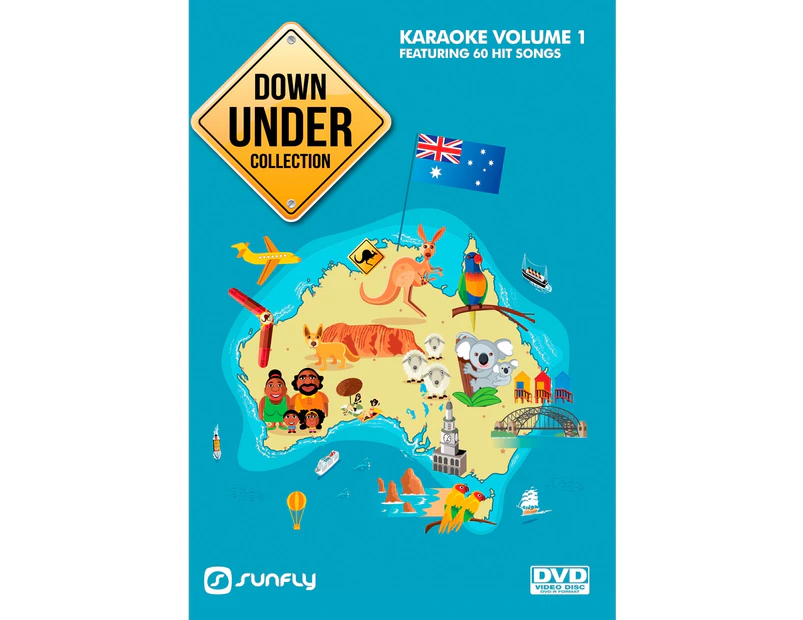 Aussie Down Under Vol 1 - Sunfly Karaoke DVD