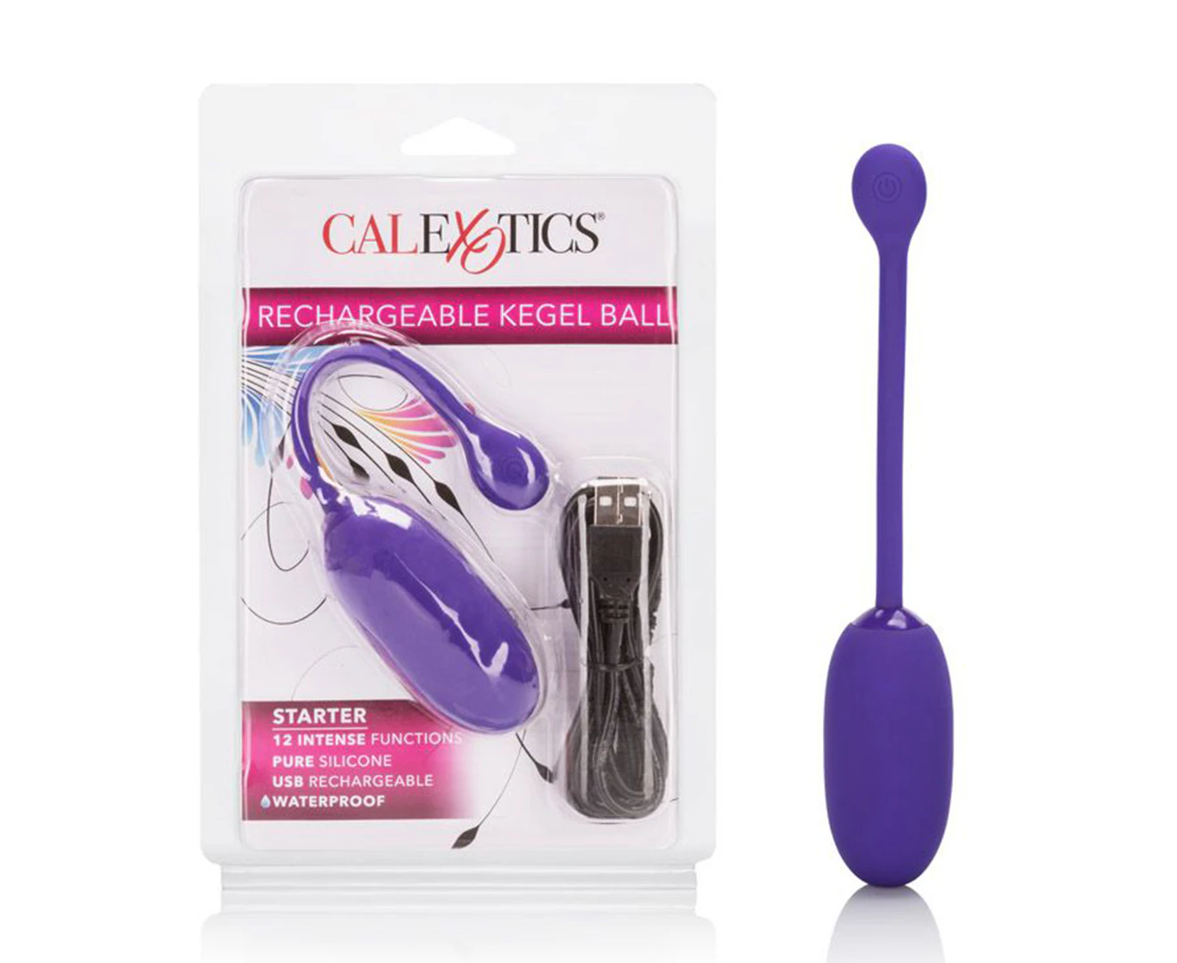 Rechargeable Kegel Ball Starter - Purple 