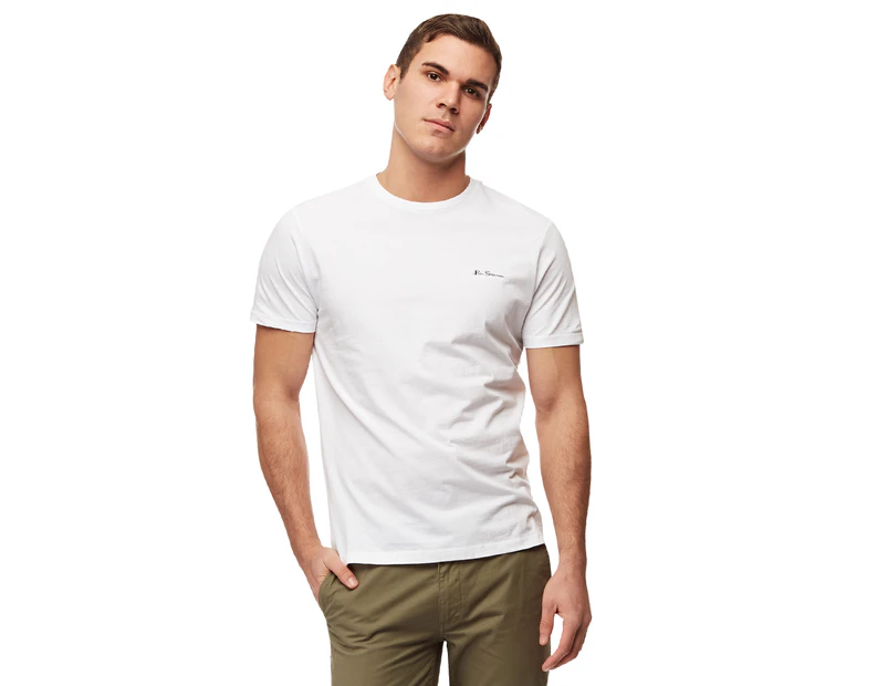 Ben Sherman Men's Crew Tee - White