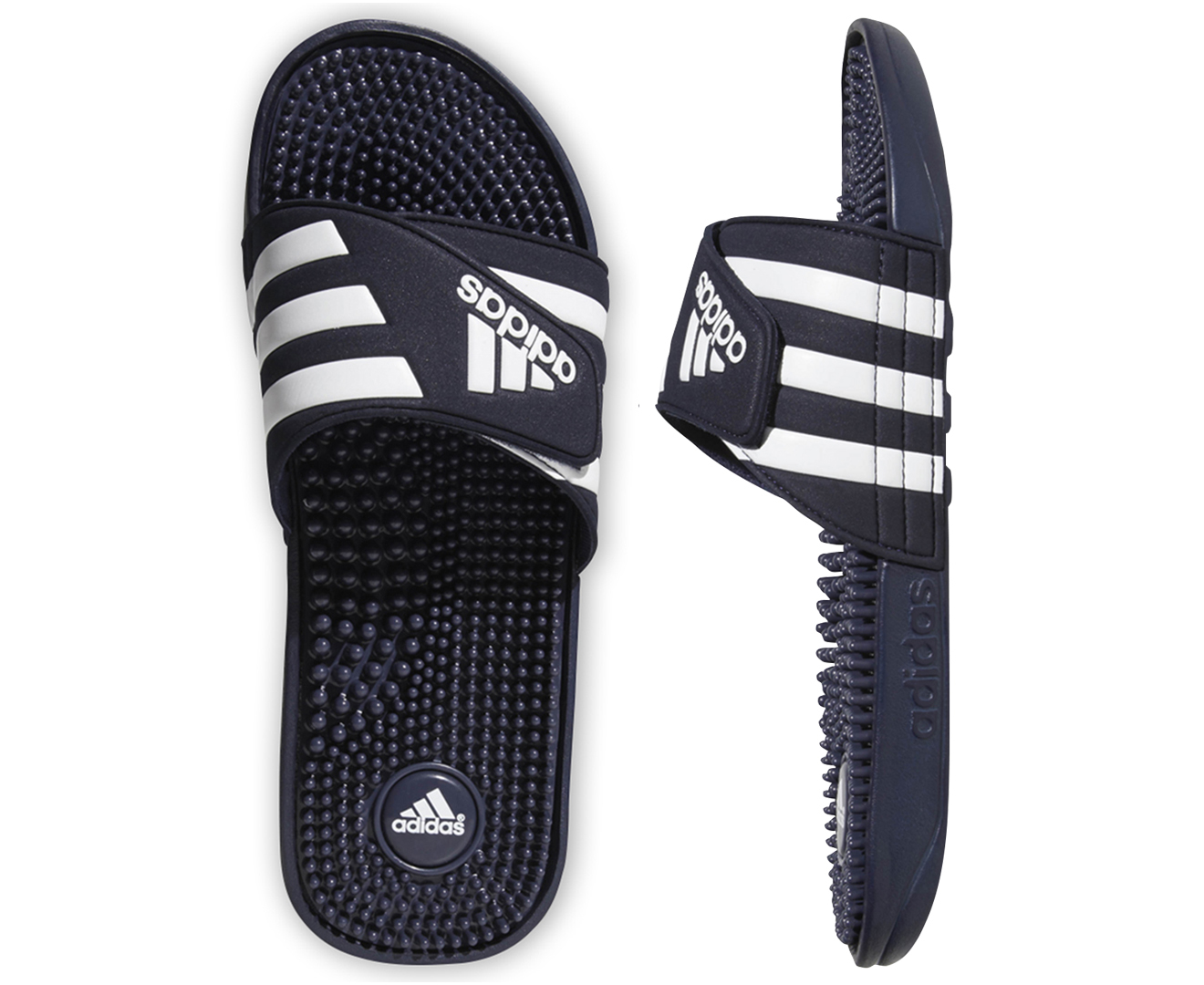 Adidas Adissage Slide - New Navy/Cloud White | Catch.com.au