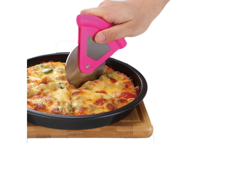 Mini Pizza Cutter and Wheel with Plastic Handle