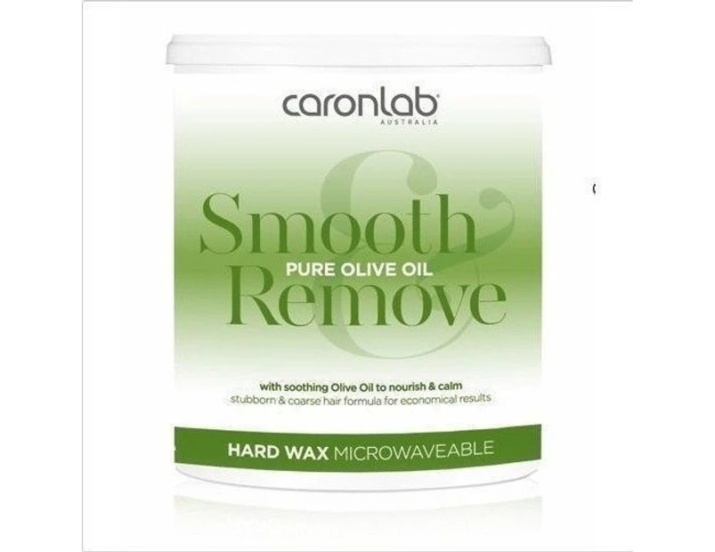 Caron Pure Olive Oil Hard Hot Wax Microwaveable 800g Waxing Hair Removal