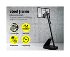 Everfit Pro Portable Basketball Stand System Hoop Height Adjustable Net Ring 305