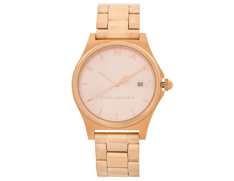 Marc Jacobs Women's 38mm Henry Stainless Steel Watch - Rose Gold