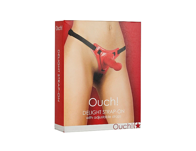 Ouch! Delight Strap-On - Red