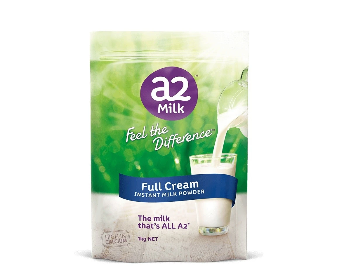 A2 Full Cream Instant Milk Powder Pouch 1kg