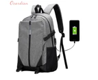 Ultra Smart Tech2Go Rechargable Large Capacity Laptop Bag with USB Charging Port - Gray