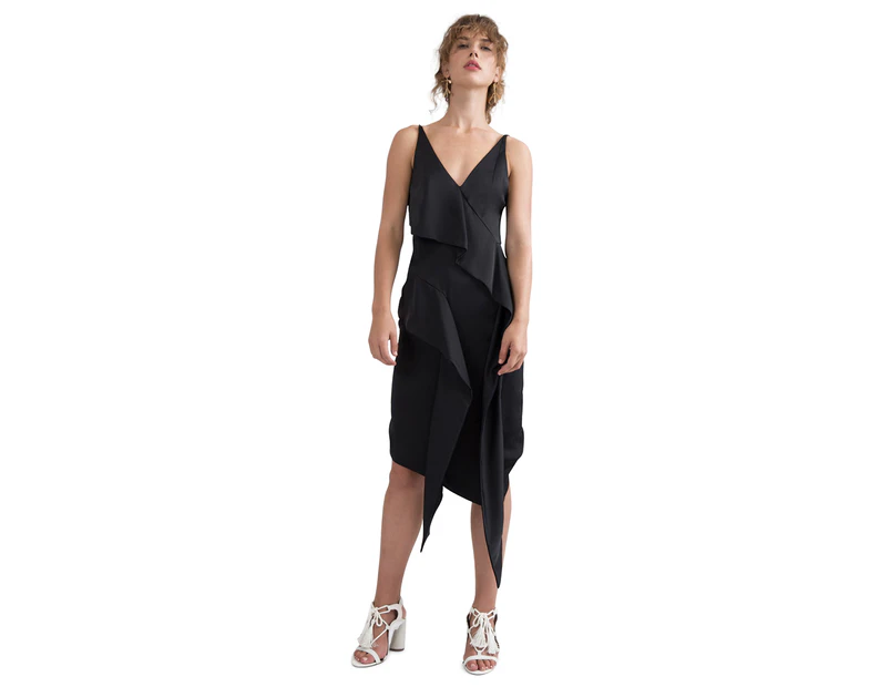 C/MEO COLLECTIVE Women's Waiting For You Dress - Black