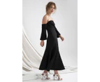 C/MEO COLLECTIVE Women's Paradise Midi Dress - Black
