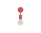 Asterion Wall Light in Lady Bug Red