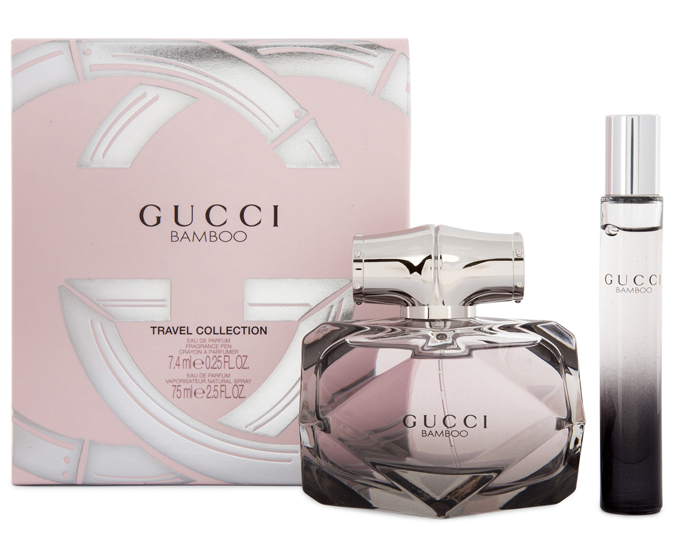 Gucci 2-Piece Bamboo Travel Collection 