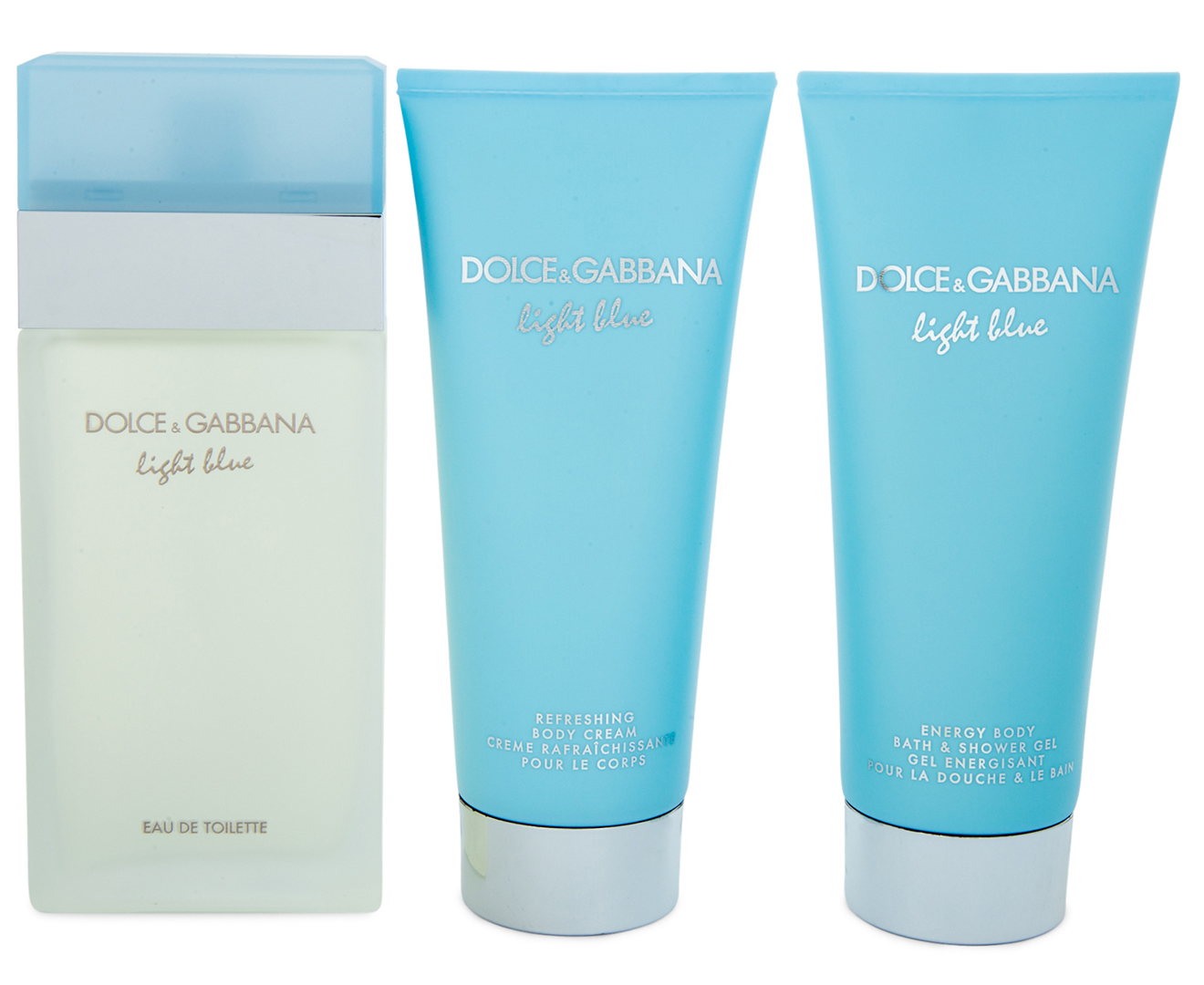 Dolce & Gabbana 3-Piece Light Blue Gift Set 