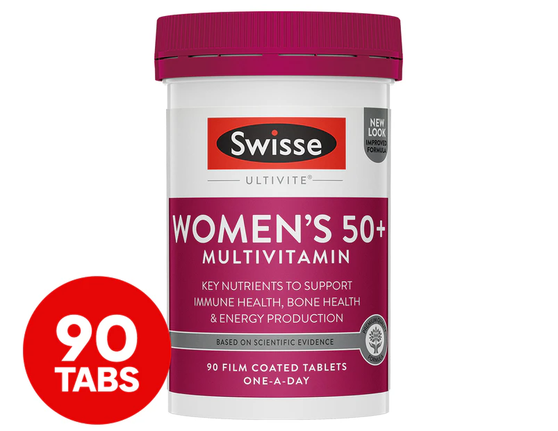 Swisse Women's 50+ Ultivite Multivitamin 90 Tabs
