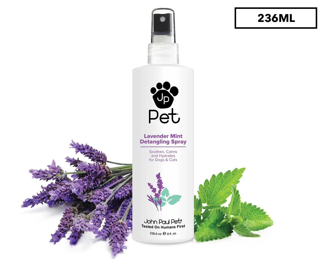 John Paul Pet Lavender Mint Detangling Spray 236mL