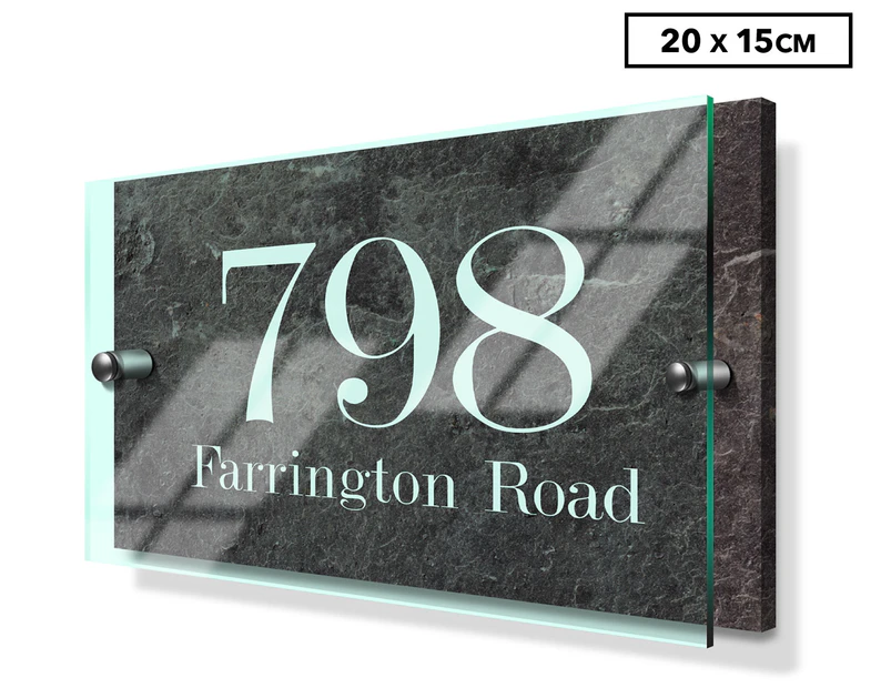 Personalised Premium Acrylic Front House Sign