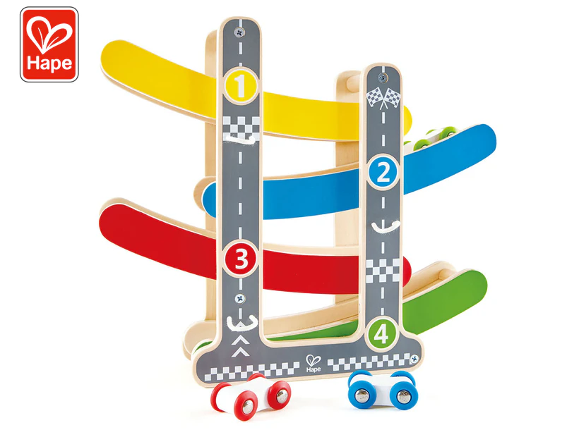 Hape 4-Piece Fast Flip Racetrack Toy