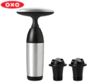 OXO Good Grips Steel Vacuum Wine Preserver & Stopper