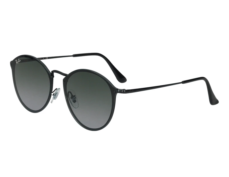 Ray-Ban Blaze Round RB3574N Sunglasses - Black/Grey Gradient