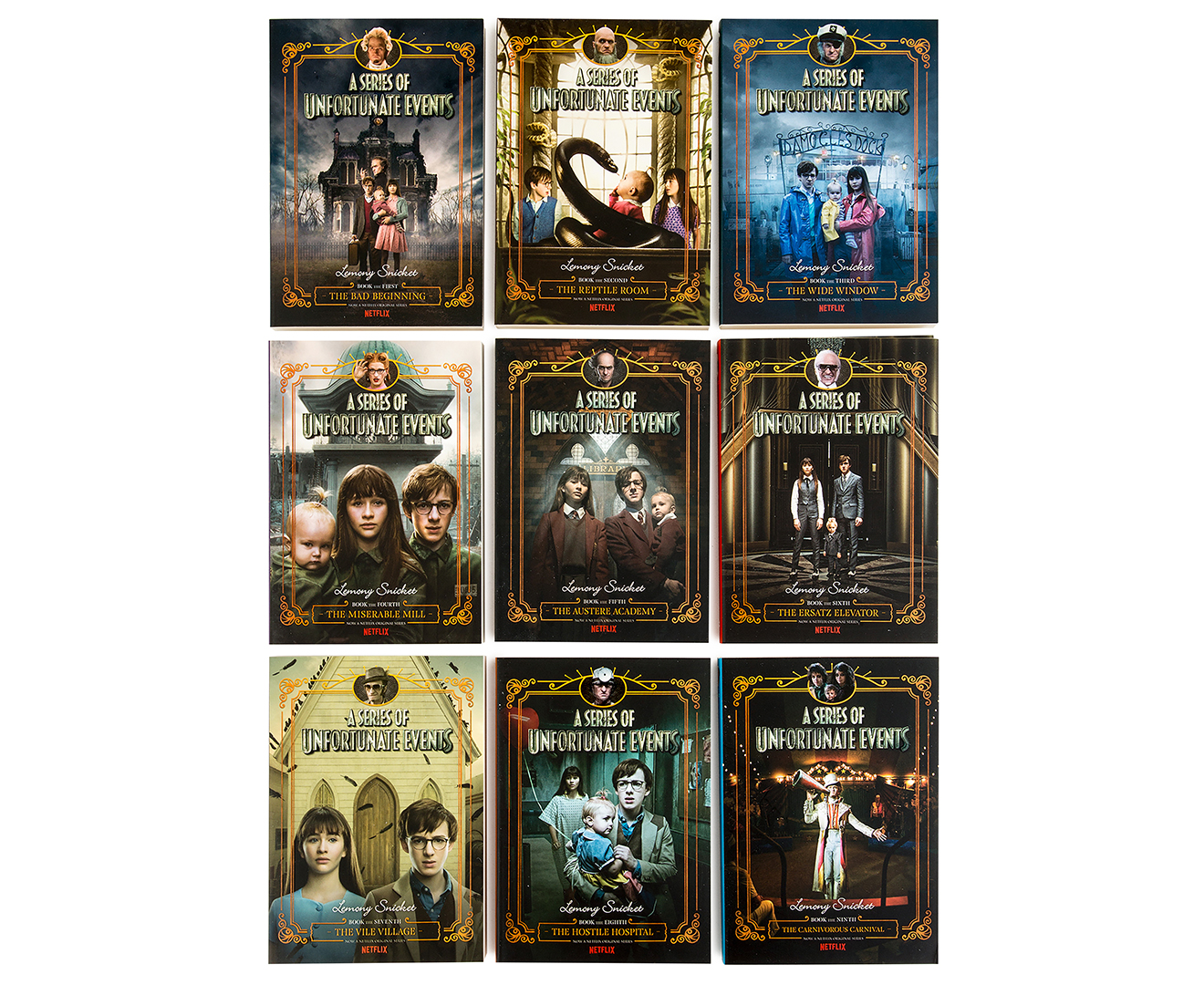 Lemony Snicket's A Series Of Unfortunate Events 9Book Collection