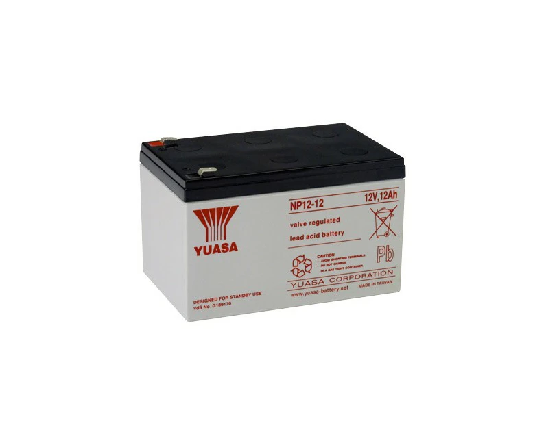 YUASA NP12-12  12V 12Amp  Sla Battery Sealed Lead Acid - Np Series  Voltage: 12V  12V 12AMP  SLA BATTERY