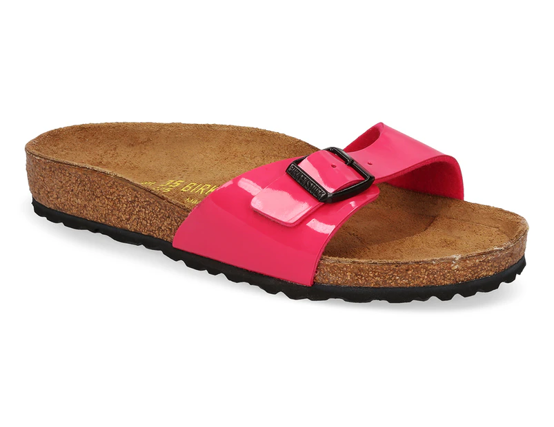 Birkenstock Unisex Madrid Sandal - Patent Pink