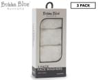 Bubba Blue Face Washers 3-Pack - White 1