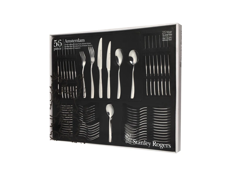 Stanley Rogers 56 Piece Amsterdam Cutlery Gift Boxed Set