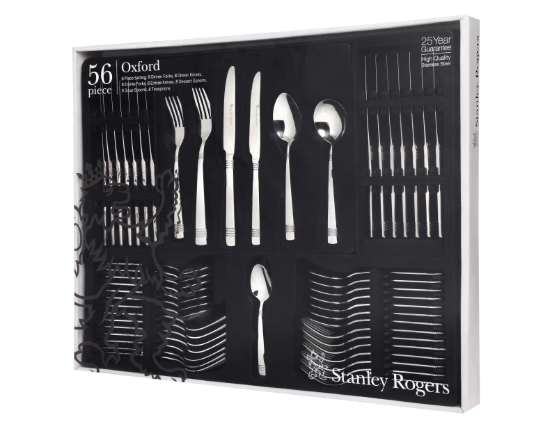 Stanley Rogers 56 Piece Oxford Cutlery Gift Boxed Set