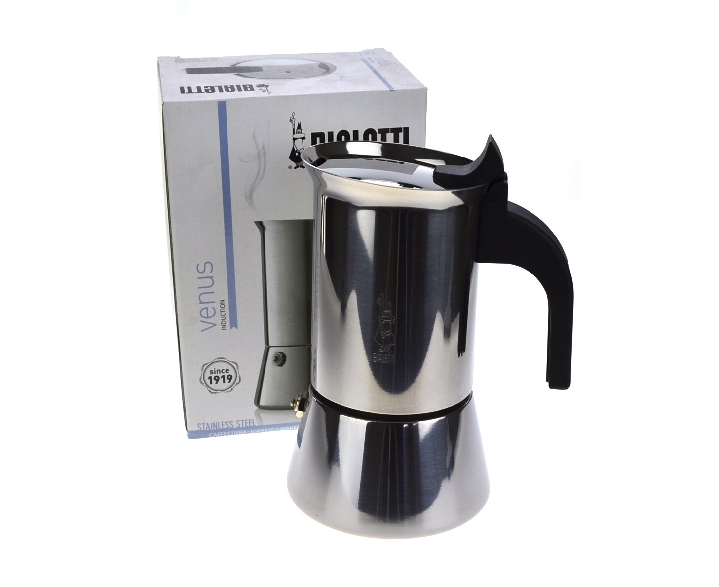 Bialetti Venus 6 Cup Stainless Steel Espresso Maker