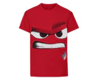 Disney Official Childrens/Kids Inside Out Anger T-Shirt (Red) - NS4884