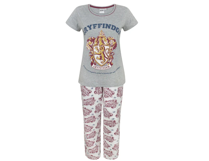 Harry Potter Womens Gryffindor Pyjamas (Multicoloured) - NS4761