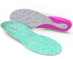Women's Superfeet Me Full Length Insoles Inserts Orthotics Arch Support Cushion