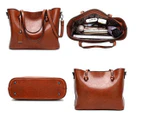 WJS Women Top Handle Satchel Handbags Tote Purse Shoulder Bag