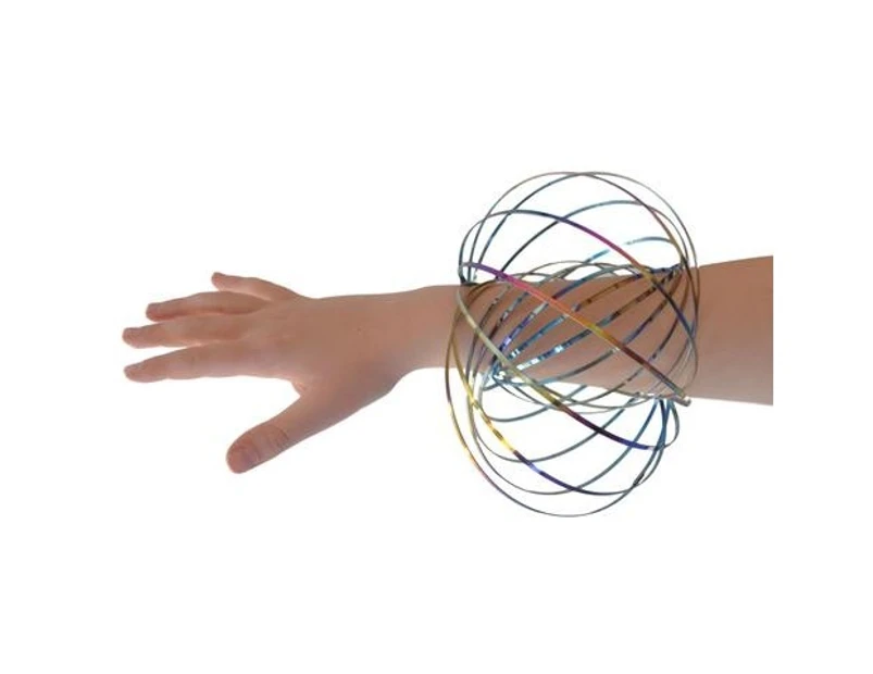 Daju Arm Slinky | Rainbow Flow Ring | 3D Kinetic Spring Toy