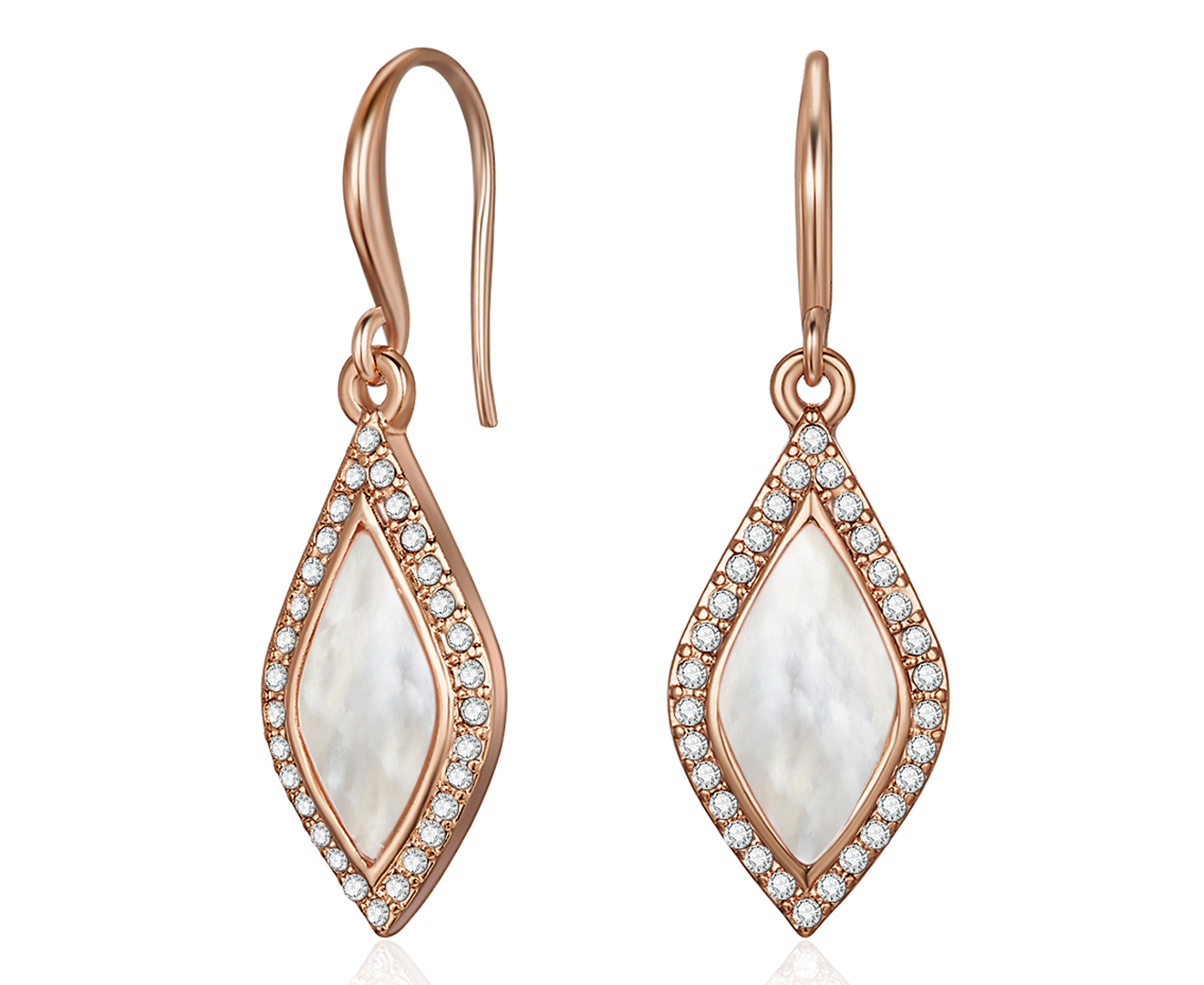 Mestige Carissa Earrings w/ Swarovski® Crystals - Rose Gold | Catch.co.nz