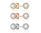 Mestige Petunia Trinity Earring Set w/ Swarovski® Crystals
