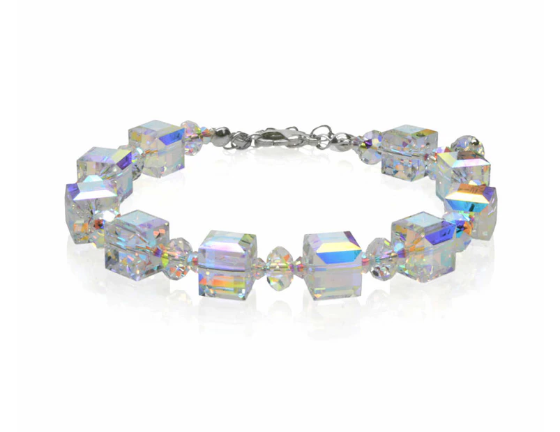 Romantic Bracelet Embellished with Swarovski Crystal.