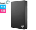 Seagate Backup Plus 4TB Portable Hard Drive - Black
