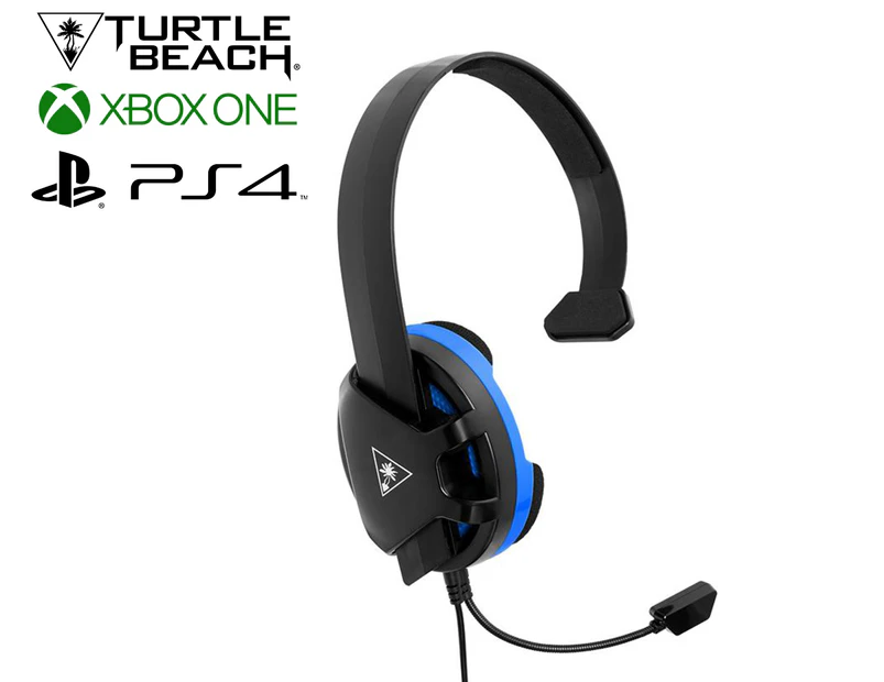 Turtle Beach Recon Chat Gaming Headset for PS4 - Black/Blue